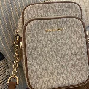 Michael Kors Monogram Crossbody Bag